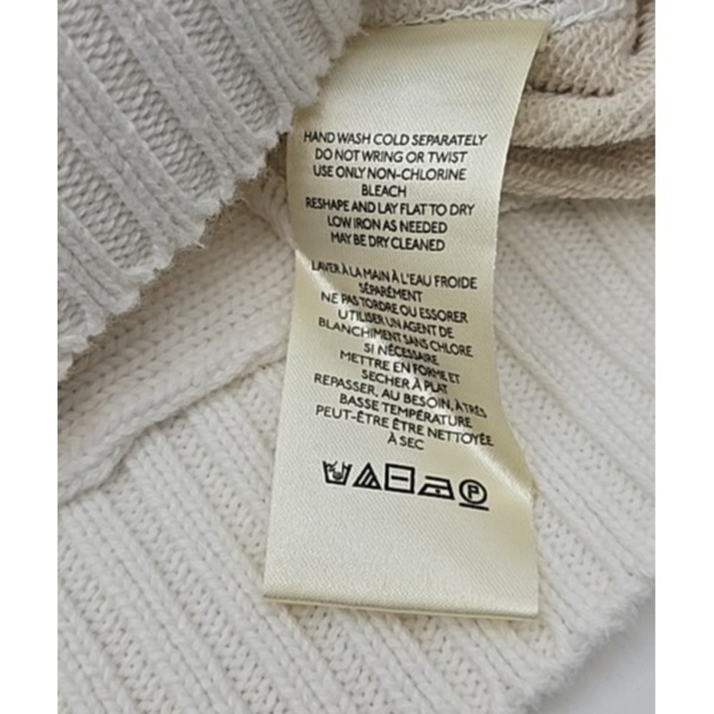 Free People Women's Natural We The Free Band Cardi Y2K Sweater Quiet Luxury M - Picture 10 of 12